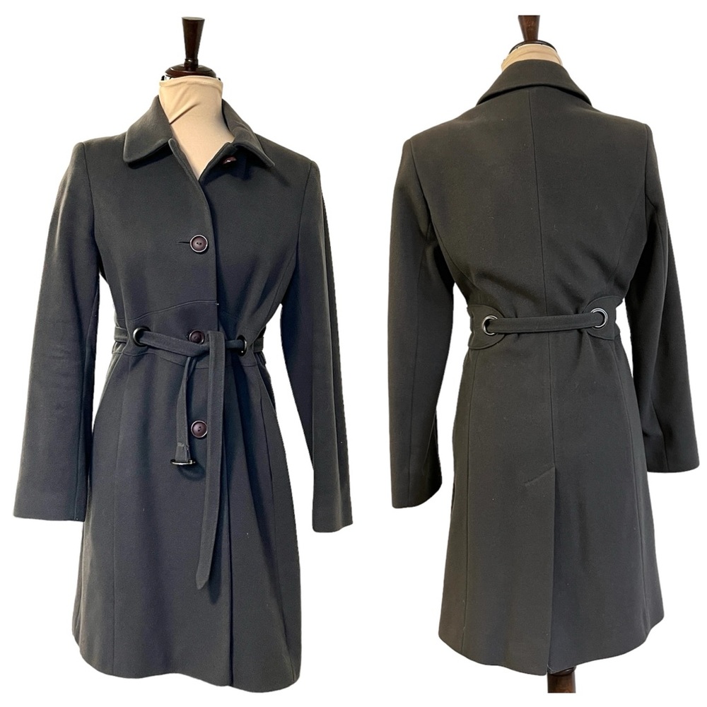 Via Spiga wool blend grey coat sz 8
